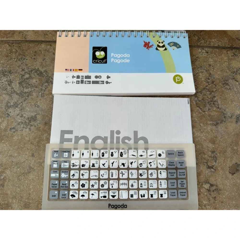 Cricut Pagoda Shapes Cartridge Box Overlay